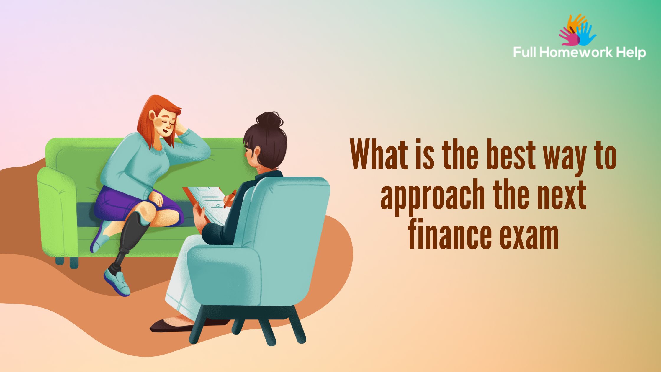 What is the best way to approach the next finance exam